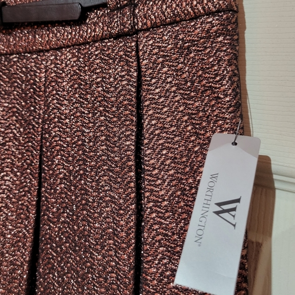 NWT - Worthington Pink Combo - Bronze Skirt-Size 12 - Picture 9 of 14